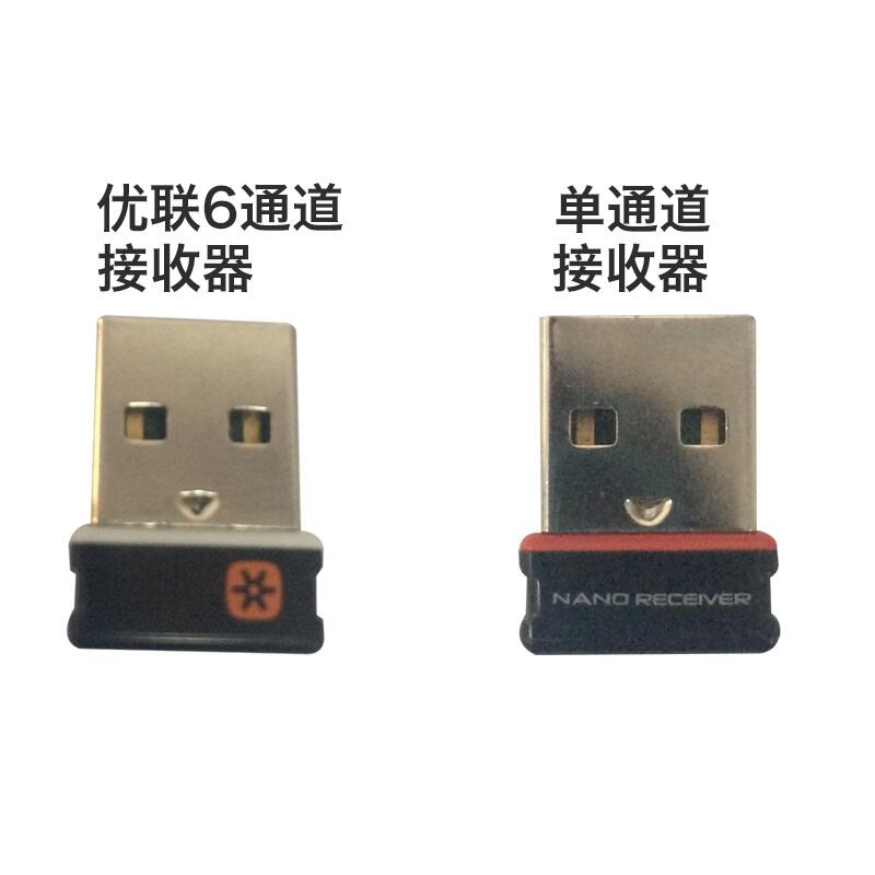 滑鼠 羅技優聯無線接收器M330M215M235M325M570M545M705M720M590K375S