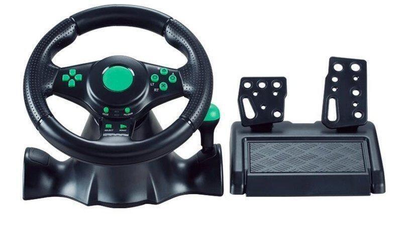 熱銷XBOX360 PS3 PC電腦仿真模擬駕駛有線震動賽車遊戲方向盤