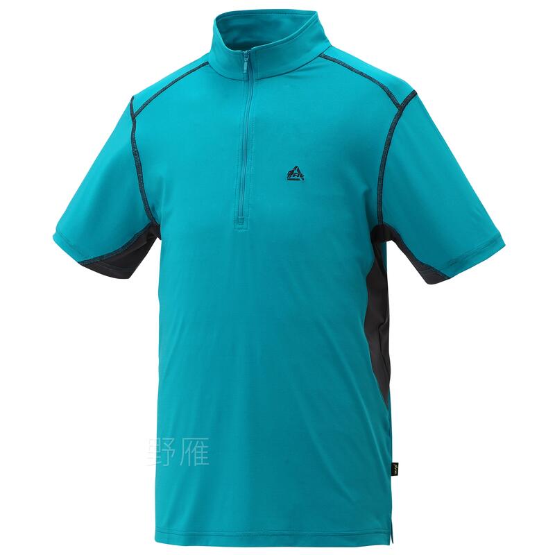 【FIT 維特】男COOLMAX透氣排汗快乾短袖上衣MS1103/涼感衣/工作衣/登山衣/涼感衣/野雁戶外