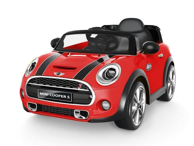 618下殺MINI COOPER S-原廠授權-皮椅款-兒童(附遙控)雙驅電動車(紅色藍色白色)F56