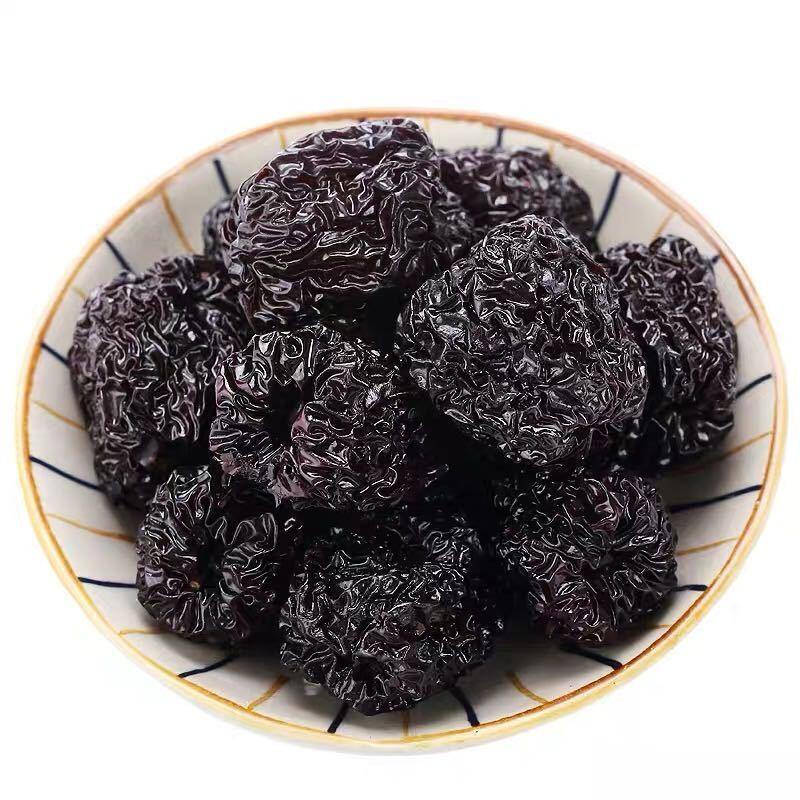 【新品 熱銷】新貨黑棗正宗紫晶棗大顆粒大烏棗補血200g包郵非紅棗零食批發