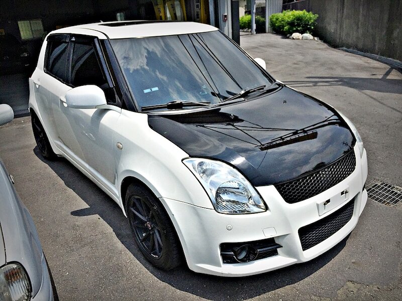 💥小燕子車庫💥 鈴木-07年 SWIFT 頂級 天窗 白 非.W204.小鋼炮.設定費3500 就可把車開回家
