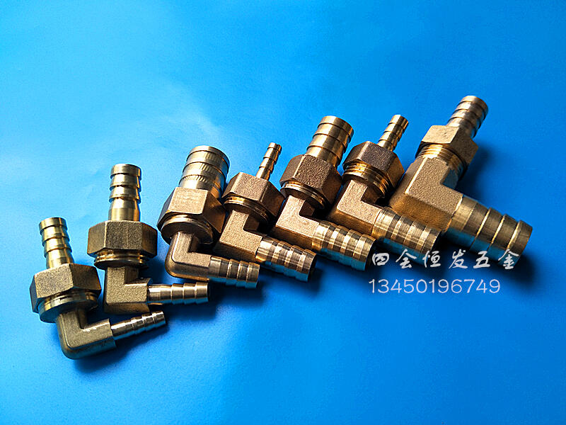 優質 變徑彎頭全銅直角彎90度彎氣管接頭軟水管大小連接器L型異徑彎接